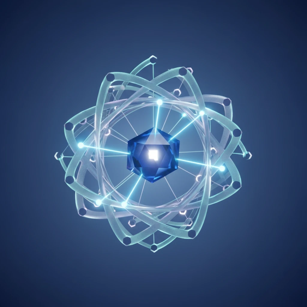 Abstract visualization of repairing broken links and filling knowledge gaps.