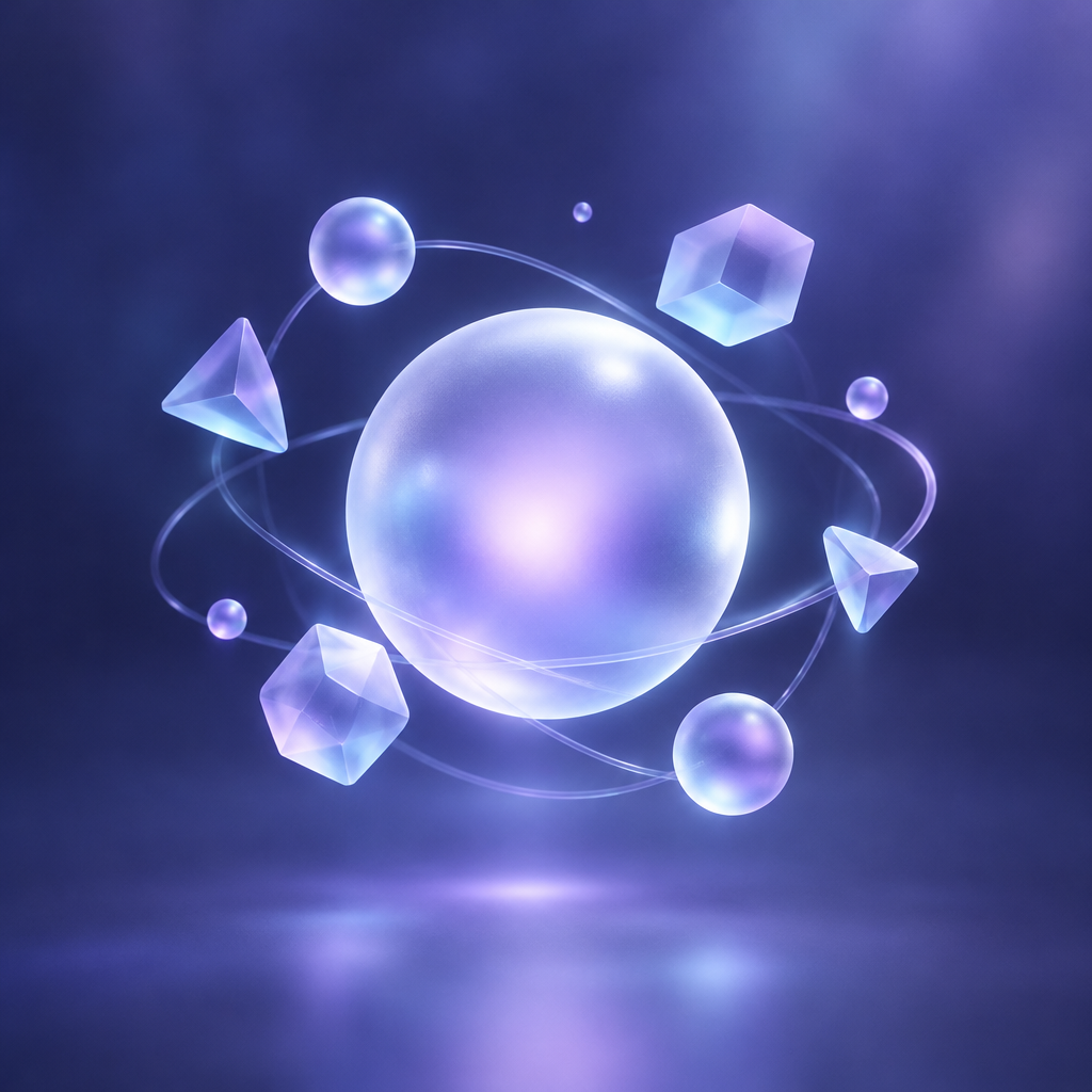 Abstract representation of autonomous AI agents