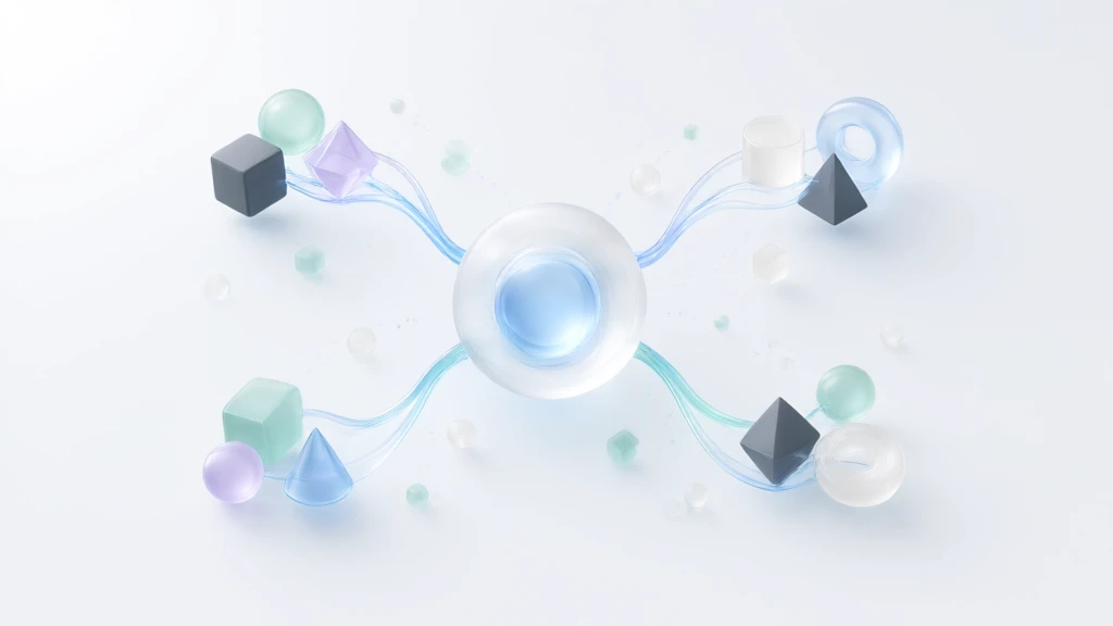 Glass research lens collecting abstract signals into insights