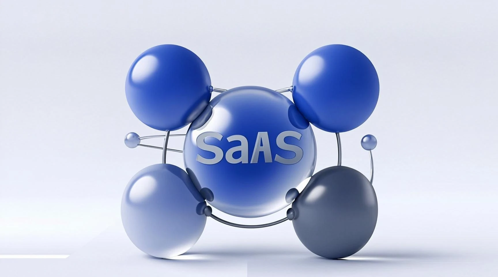 Glassmorphic abstract shapes symbolizing AI insights integration