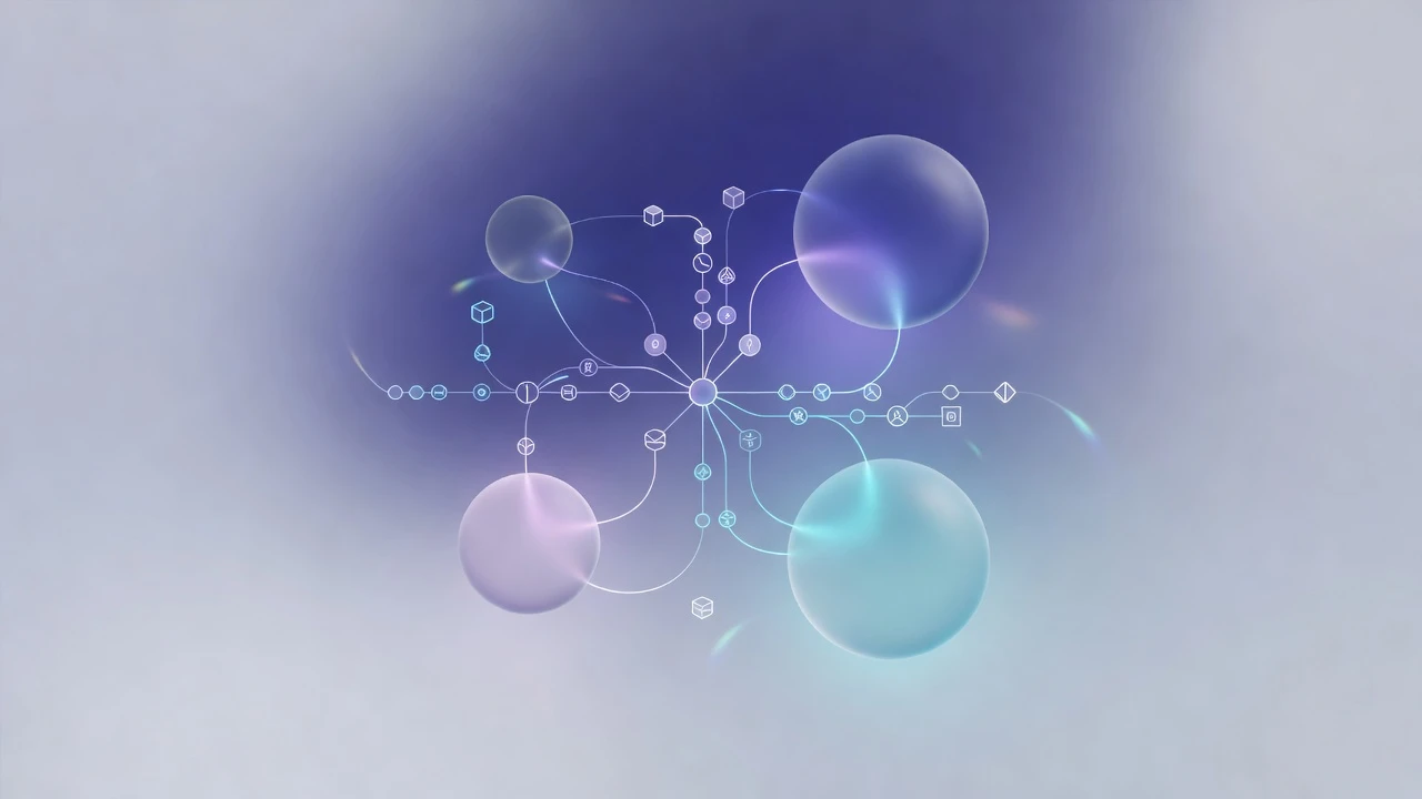 Visualization of user intent clusters