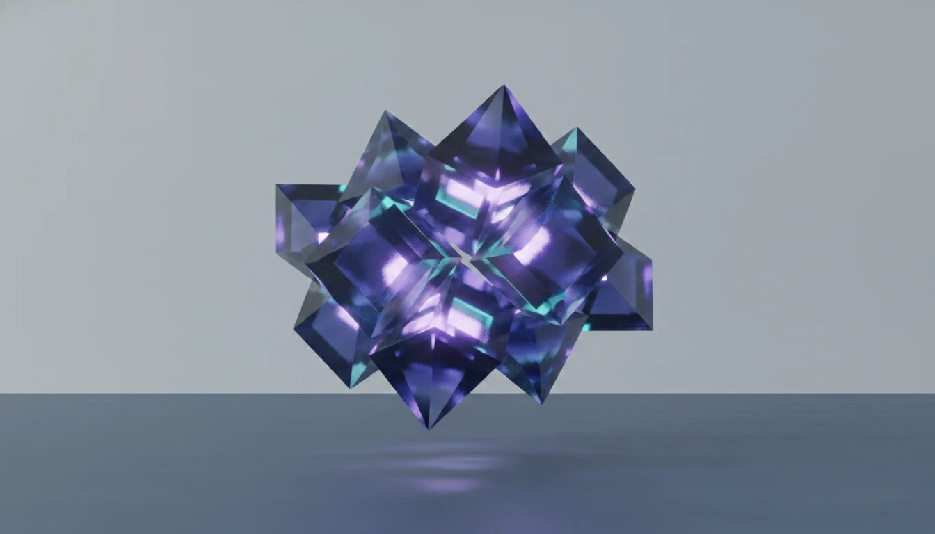 AI-driven architectural abstract form