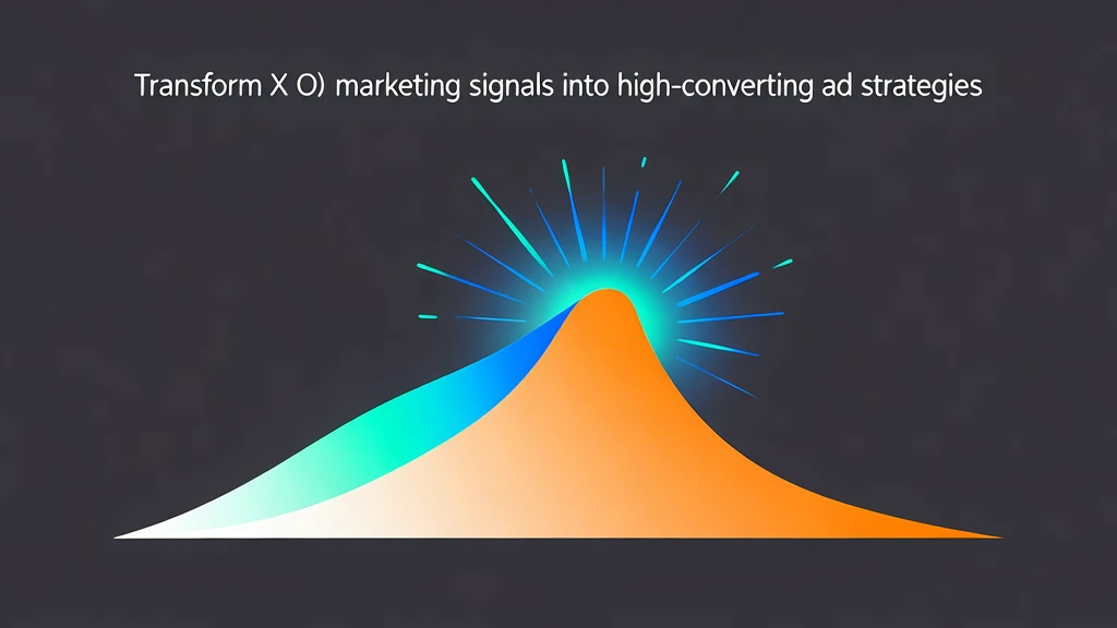 Abstract graph showing a sharp upward trend, representing increased conversion rates.