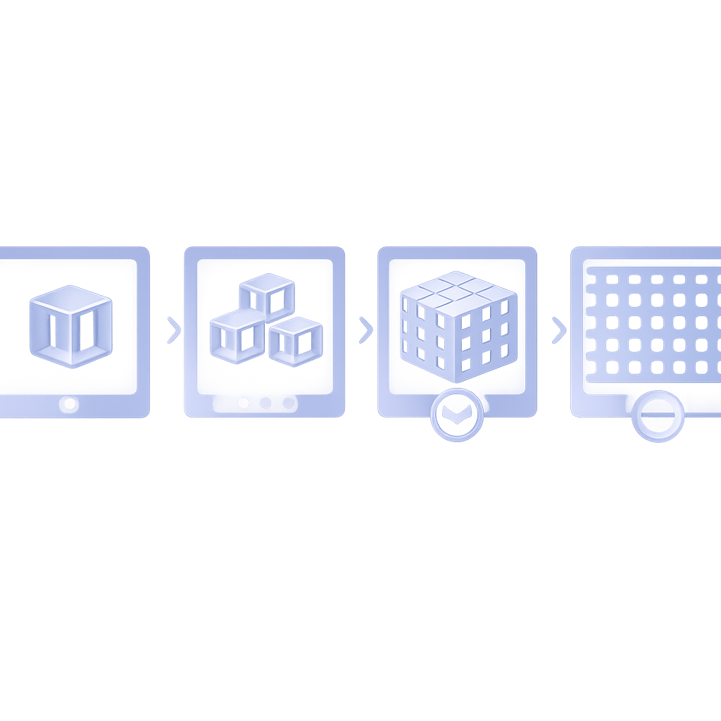 Abstract representation of automated schema maintenance