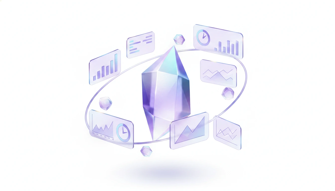 Abstract representation of AI-driven optimization