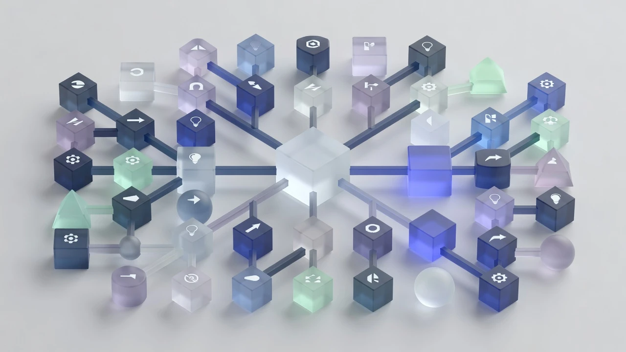 Visualizing content gaps with geometric forms