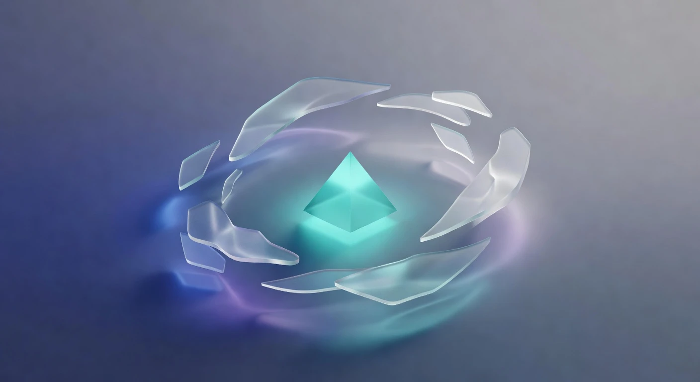 Abstract representation of AI-driven CRM strategy