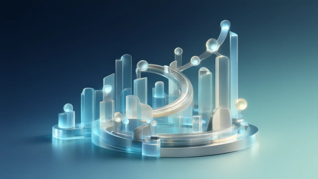 An upward data flow linked to a continuous refinement loop